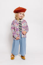 PLEATED WIDE LEG JEANS