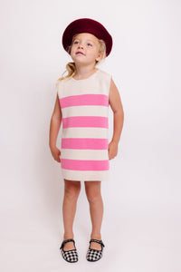STRIPED KNIT DRESS