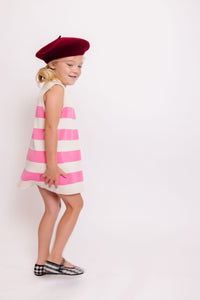 STRIPED KNIT DRESS