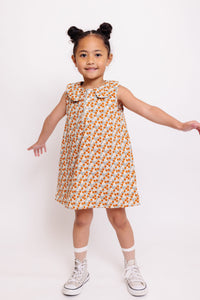 FLORAL PRINT COLLAR DRESS
