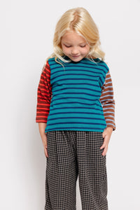 STRIPED COLOR BLOCK TOP
