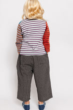 BLACK AND WHITE PLAID PANTS