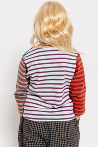 STRIPED COLOR BLOCK TOP