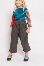 BLACK AND WHITE PLAID PANTS