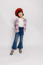 RAINBOW FLECK CARDIGAN SWEATER