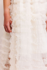 TULLE RUFFLE SKIRT