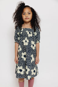 FLORAL AND DOT DRESS