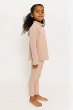 MAUVE CHECKERBOARD PAJAMA/EVERYDAY SET
