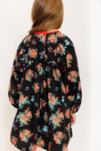 BLACK FLORAL PRINT DRESS