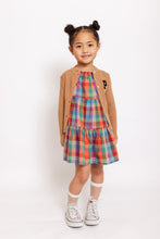 RAINBOW CHECK DRESS