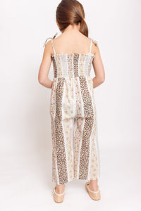 SMOCKED JUMPSUIT