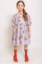 PURPLE FLORAL PRINT DRESS