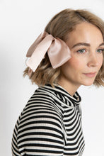 PINK TAUPE BOW CLIP