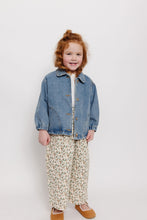 PLEATED FLORAL PRINT PANTS