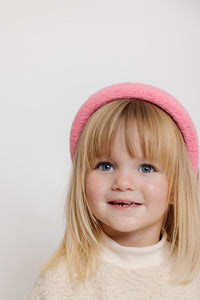 PINK BOUCLE HEADBAND