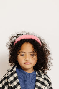 PINK BOUCLE HEADBAND