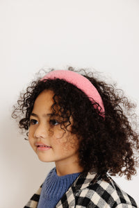 PINK BOUCLE HEADBAND