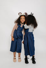 DARK DENIM MOUSE OVERALLS